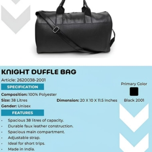 KNIGHT DUFFLE BAG